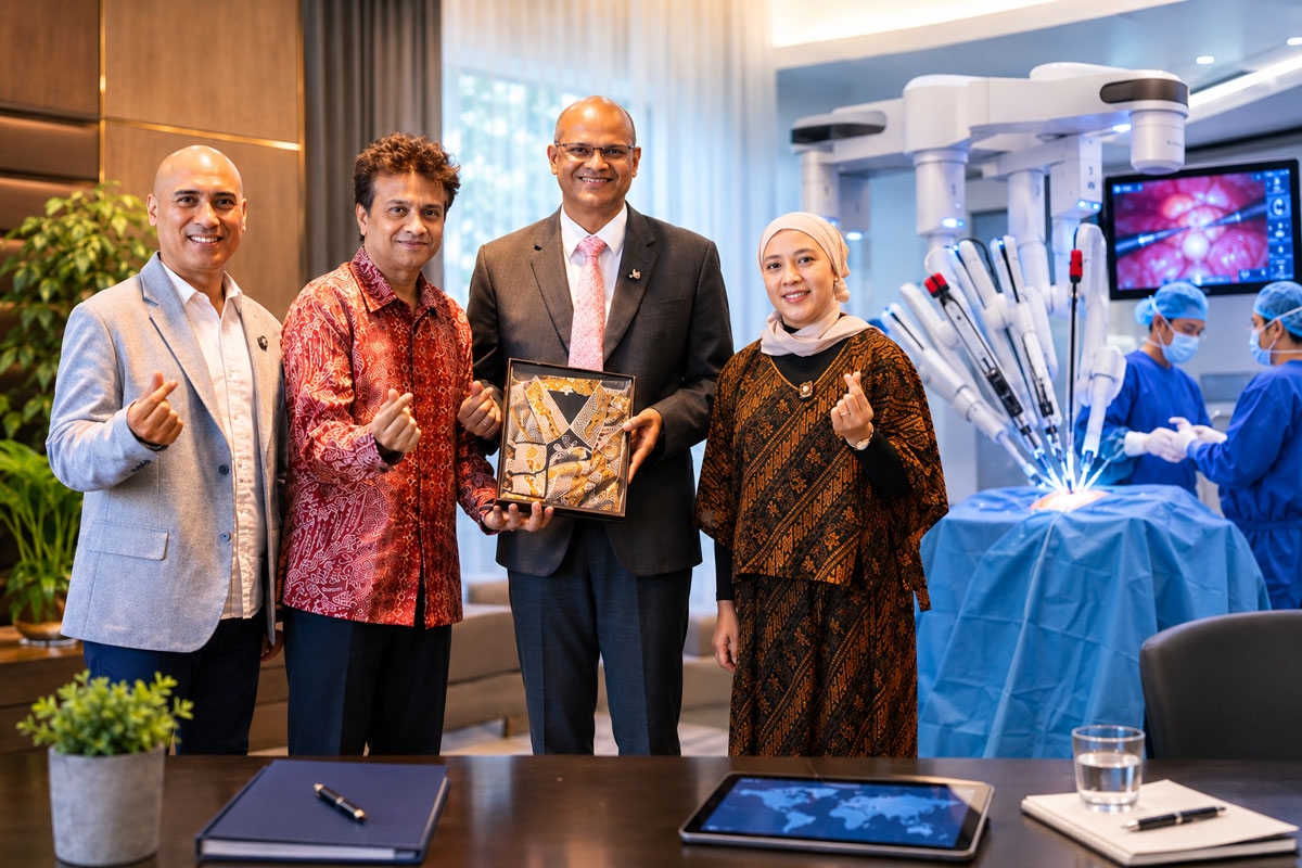 Indonesia expands robotic urology expertise through India partnership