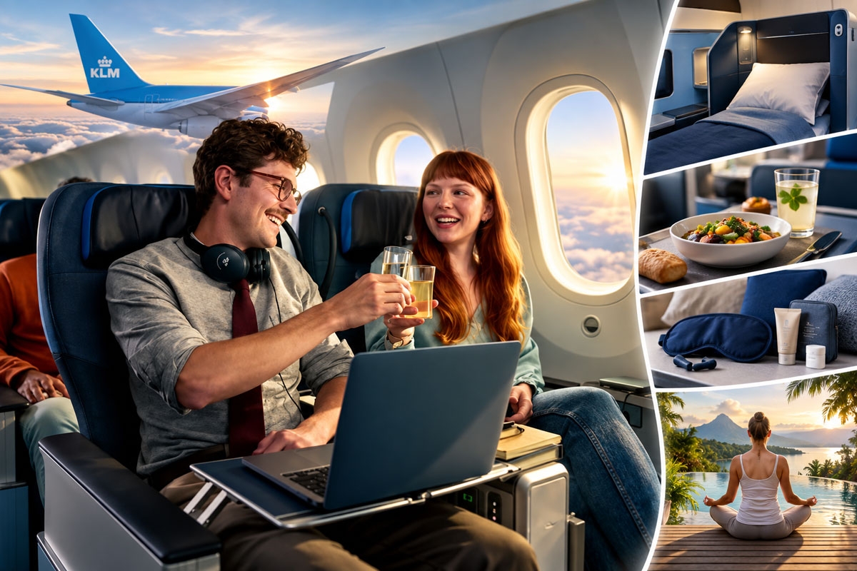 KLM brings wellness-focused travel to its long-haul cabins
