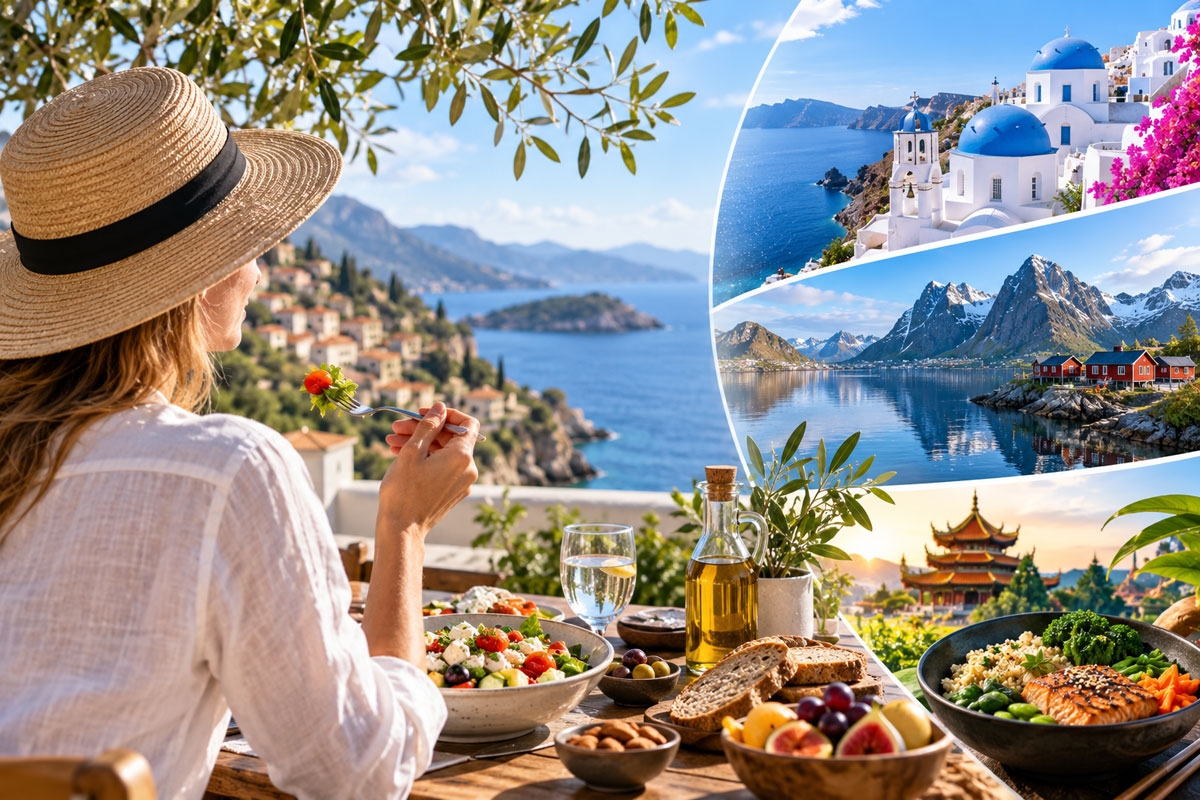 Healthy aging and travel: Study suggests there is no single ideal diet