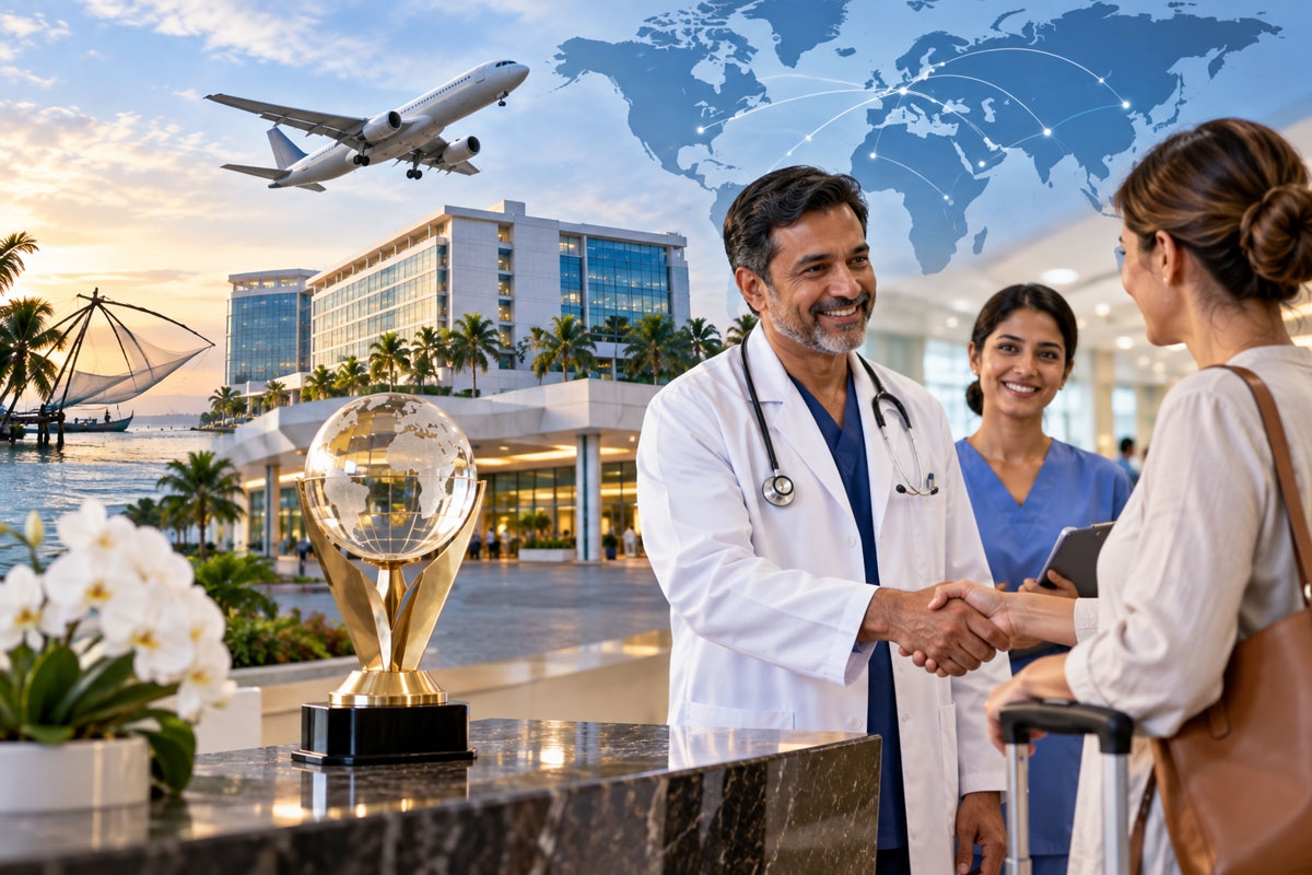 Aster Medcity wins award for excellence in Medical Value Travel and Wellness Tourism