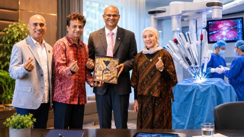 Indonesia expands robotic urology expertise through India partnership