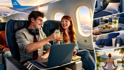 KLM brings wellness-focused travel to its long-haul cabins