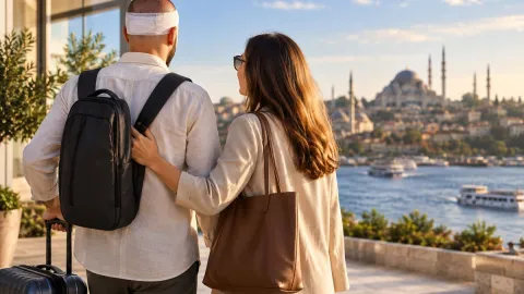 Turkey hair transplant travel puts companions in a key support role